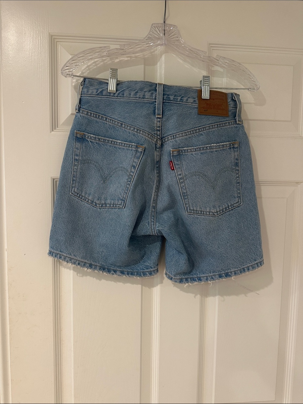 Levi's Light Blue Vintage-Inspired Denim 501 Shorts